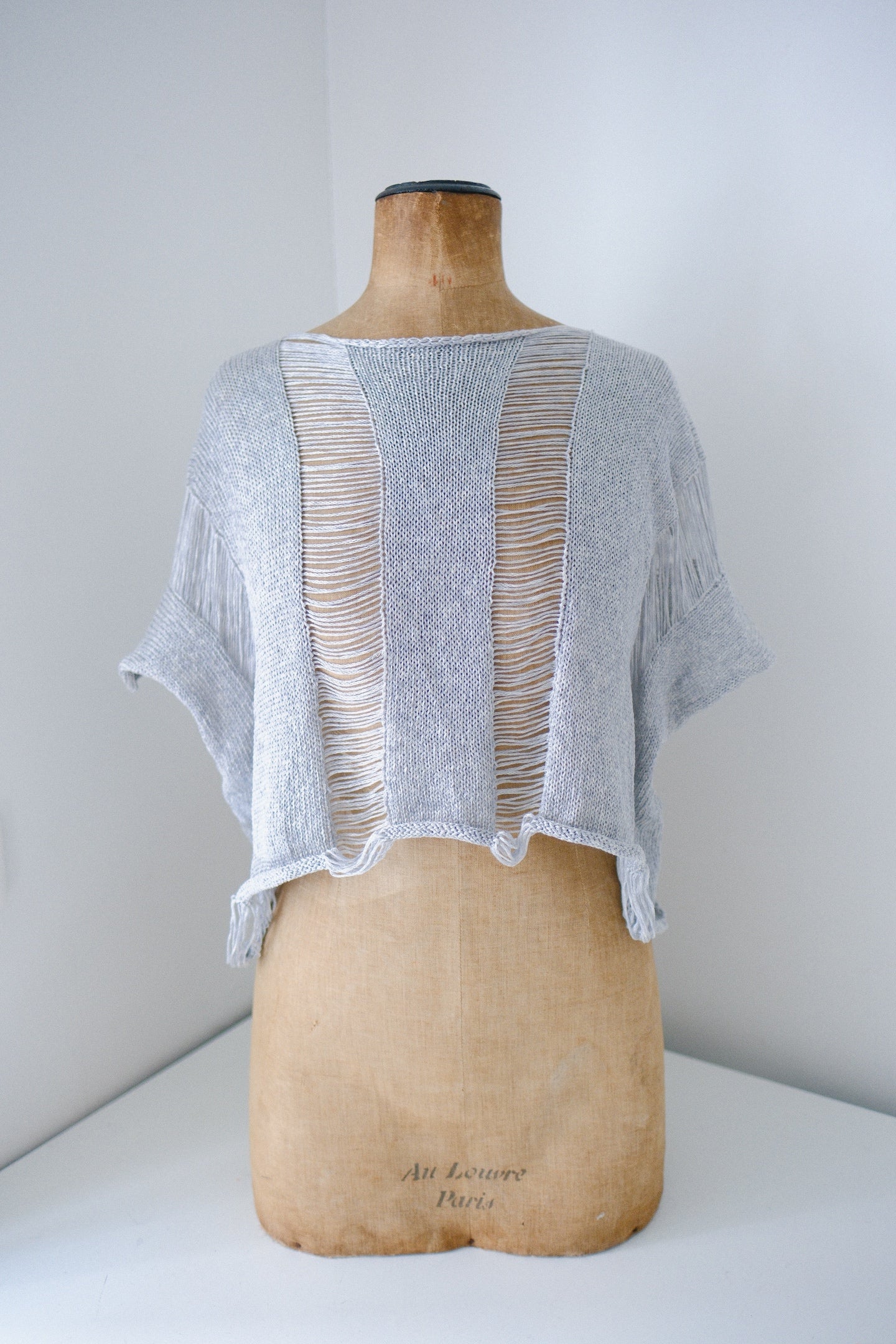 Droite Lace Top en Soie