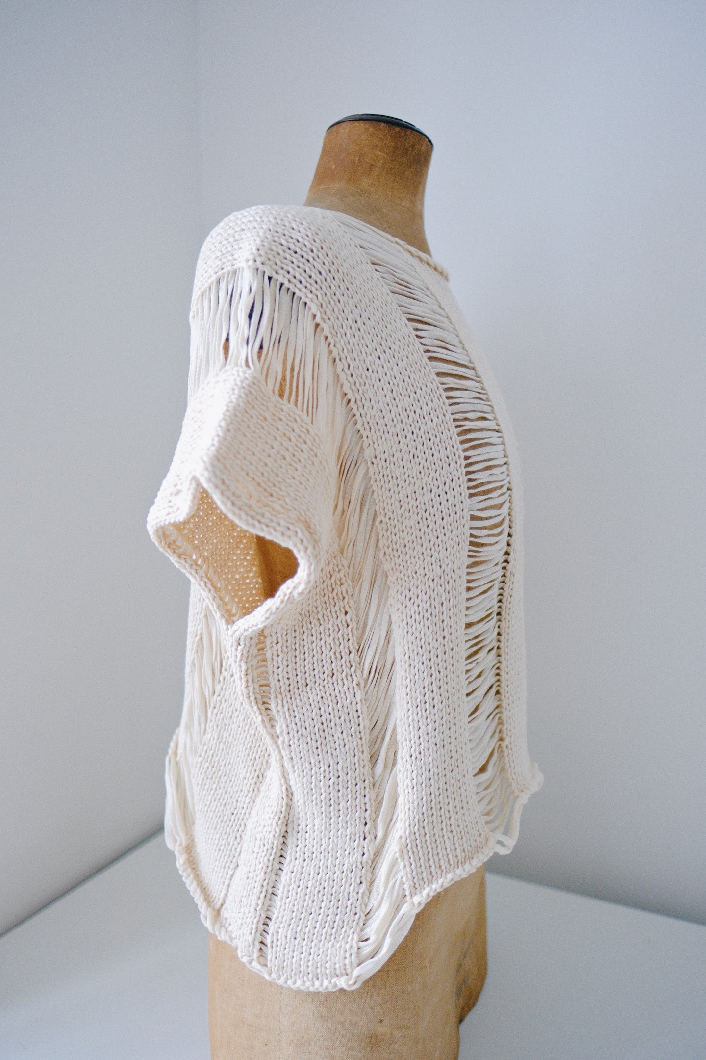 Droite Lace Top en Coton