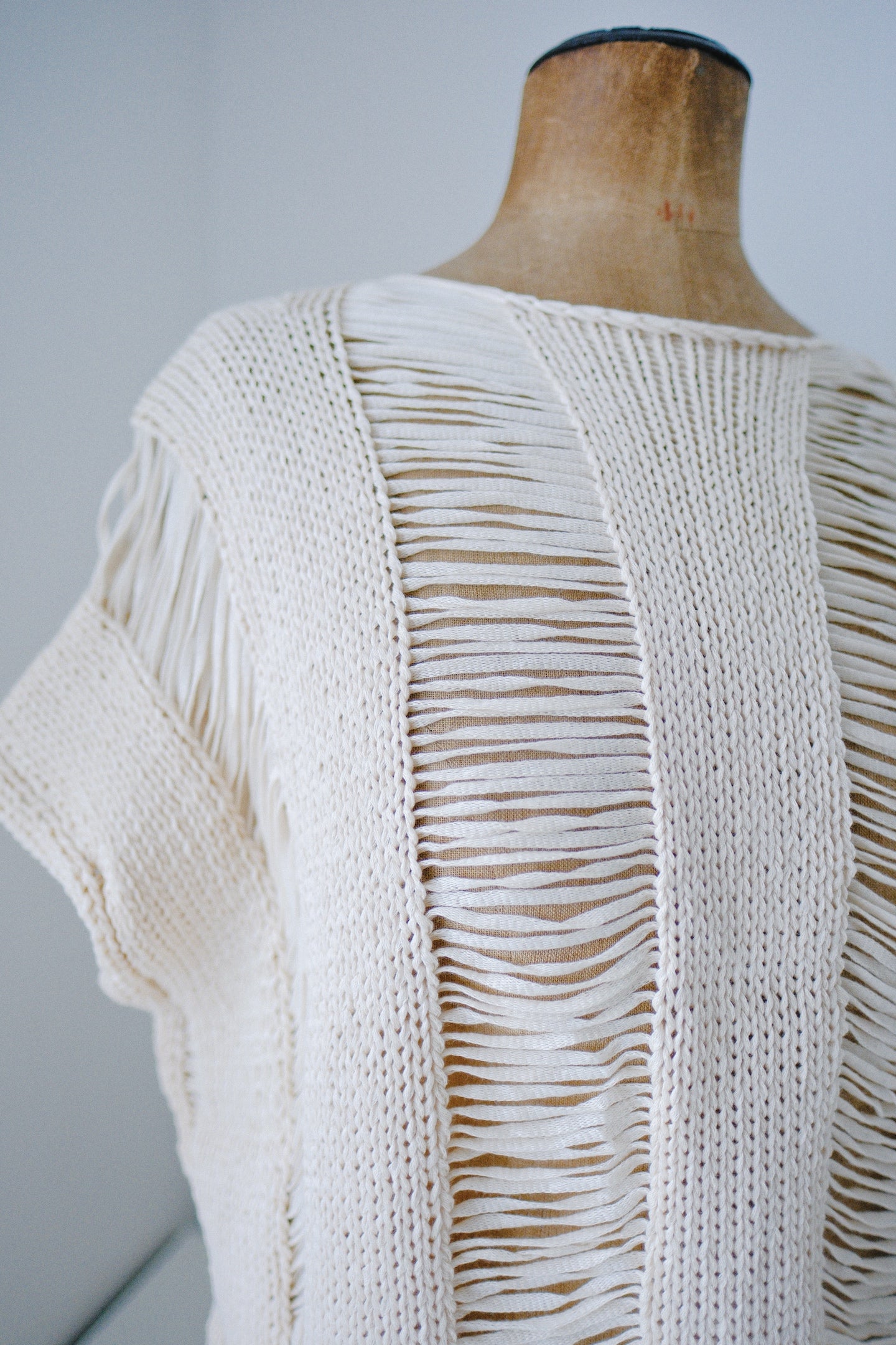 Droite Lace Top en Coton