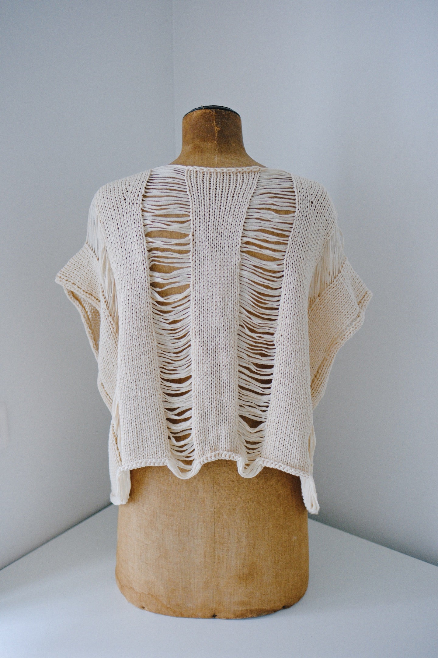 Droite Lace Top en Coton