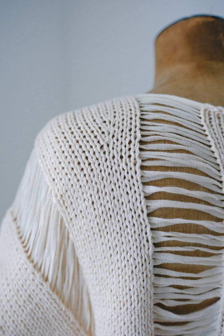 Droite Lace Top en Coton